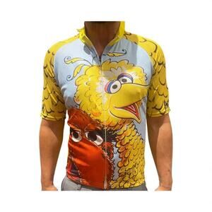 Brainstorm biking shirt yellow and blue big